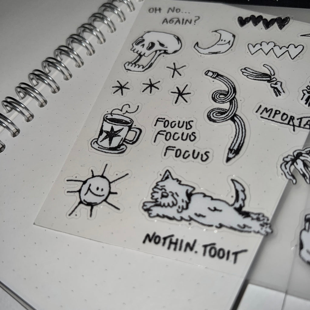 Focus Focus! Sticker Sheet
