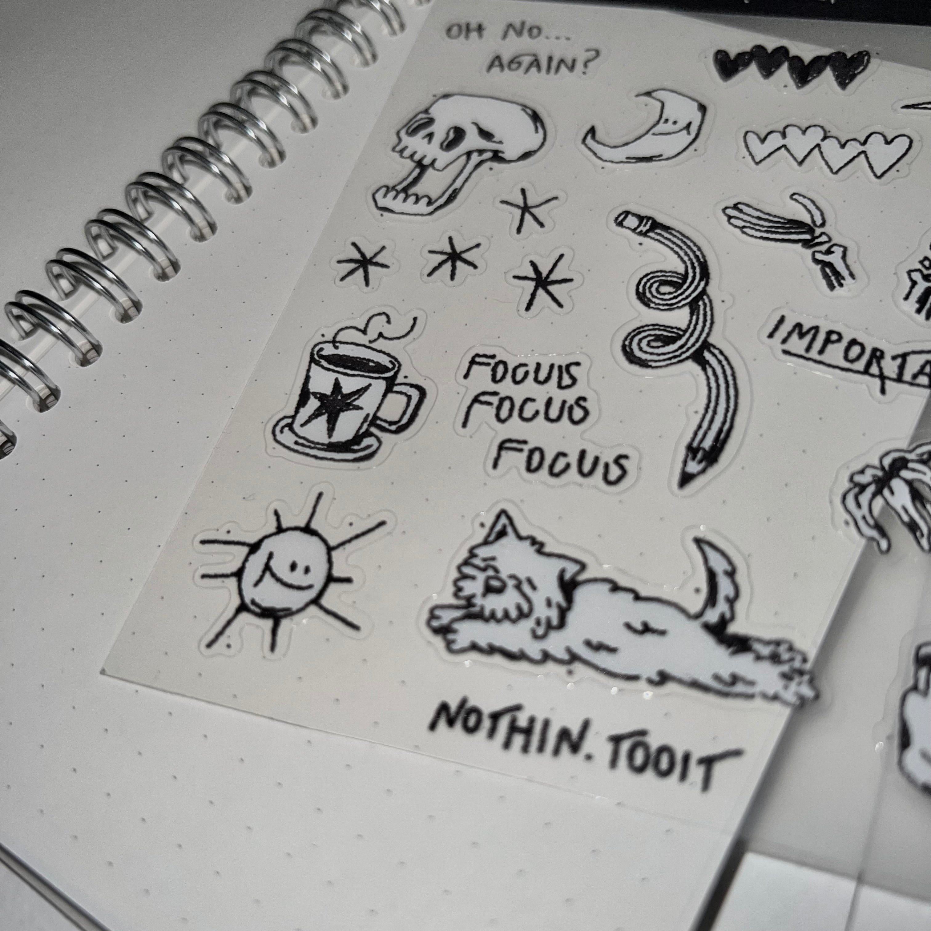 Focus Focus! Sticker Sheet
