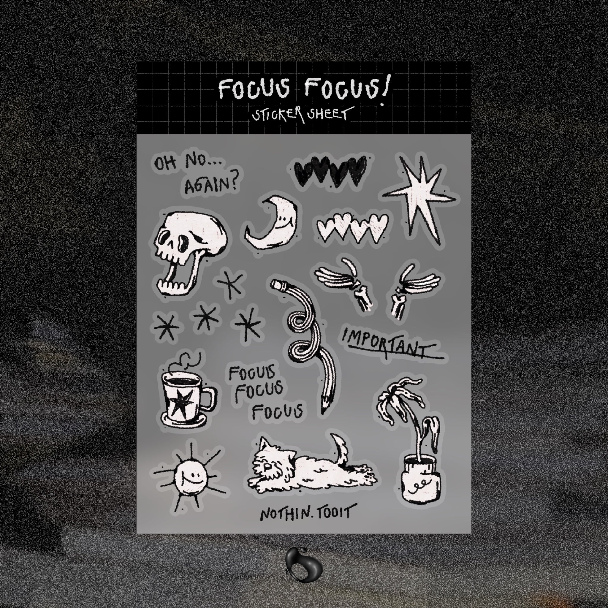 Focus Focus! Sticker Sheet