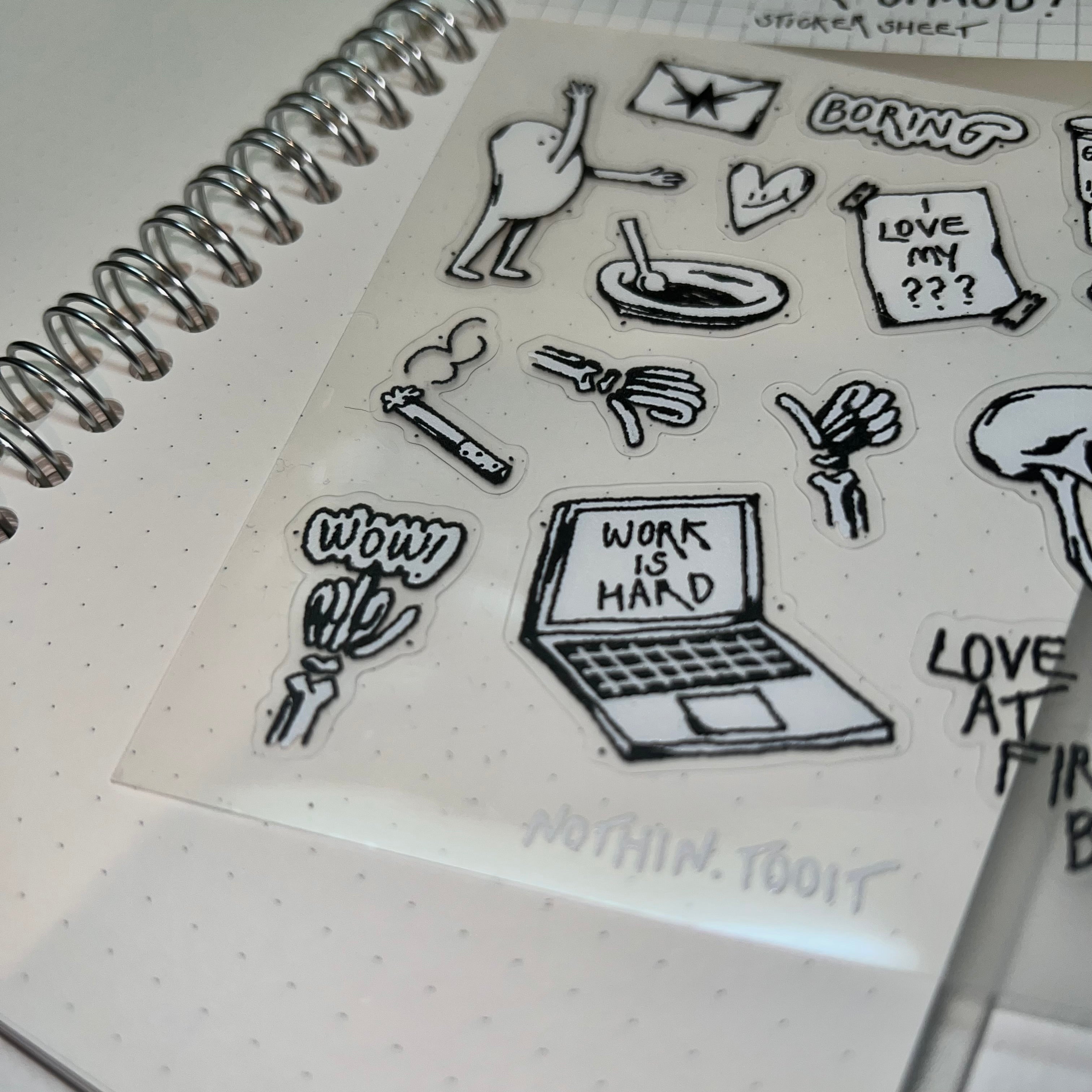 Inner Chaos! Sticker Sheet