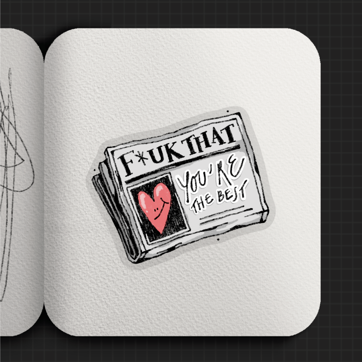 'You're The Best!' sticker