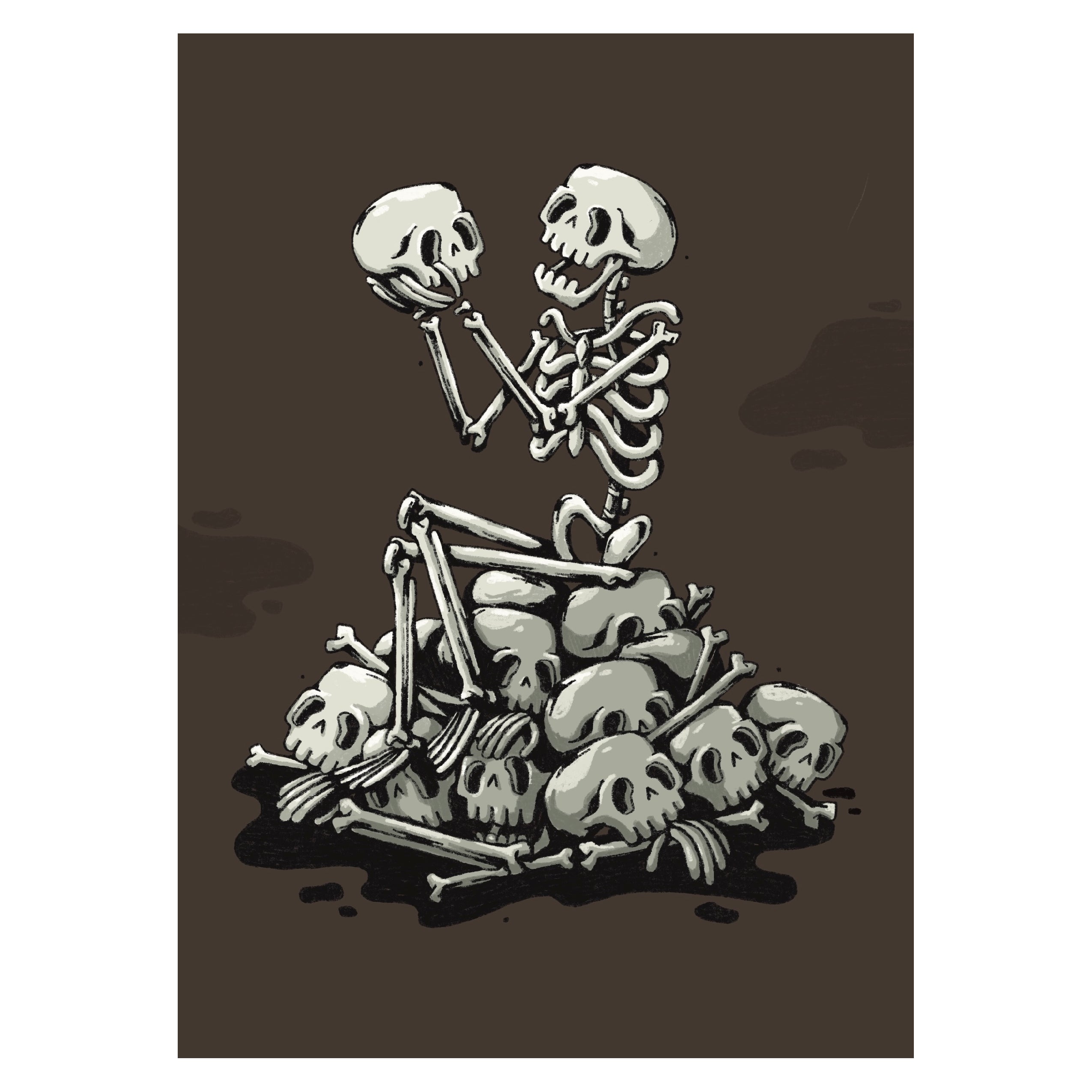 'Socializing' A5 Print